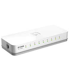 Switch D-Link 8 Puertos Escritorio/Fast Ethernet/Des-1008C