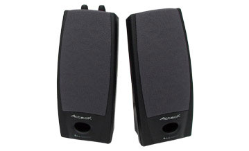 Bocina Acteck Ax-2500 Negra Sub 2.0 Negra