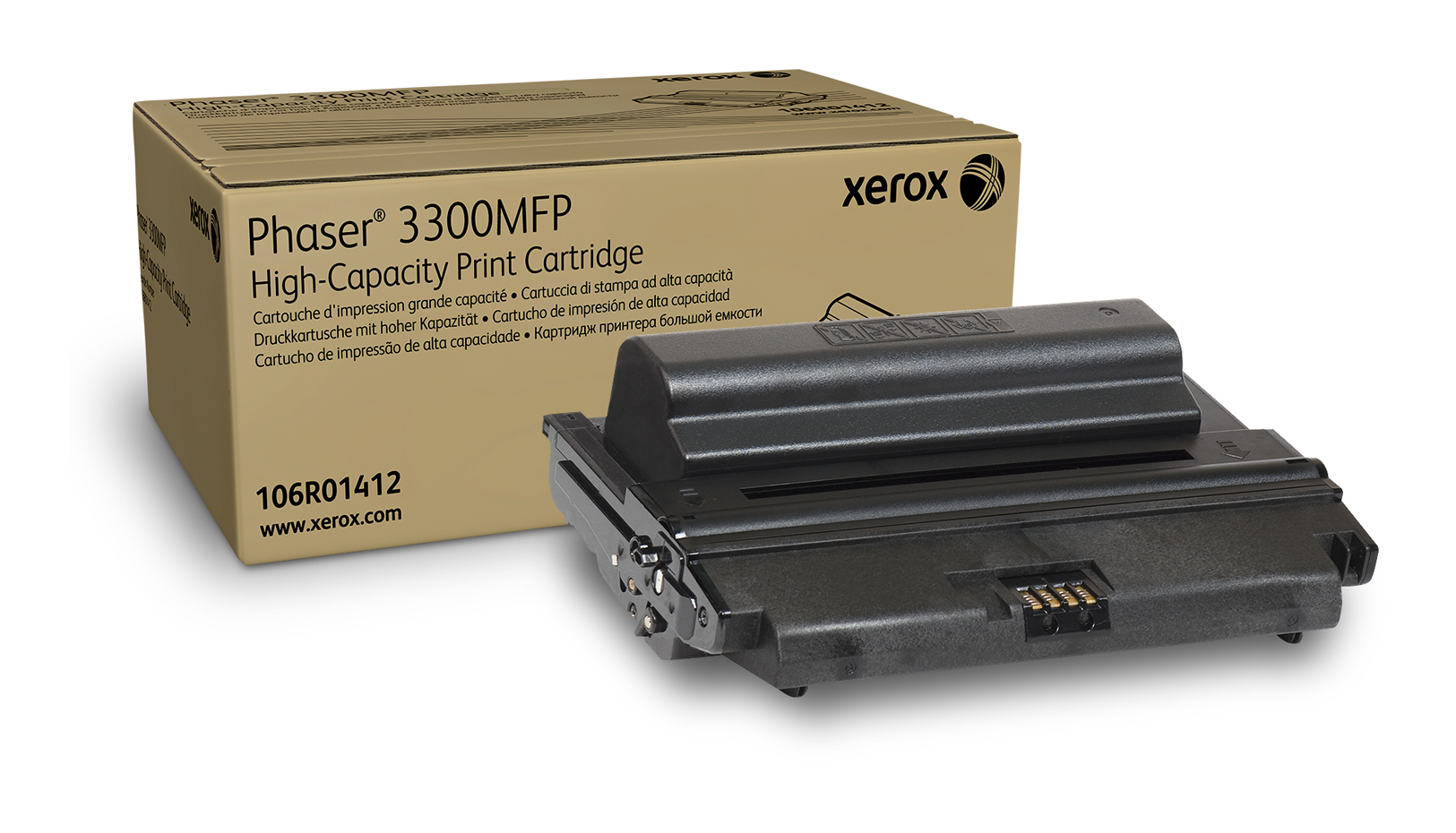Toner Xerox 106R01412 Negro 8000 Paginas P/Phaser 3300Mfp