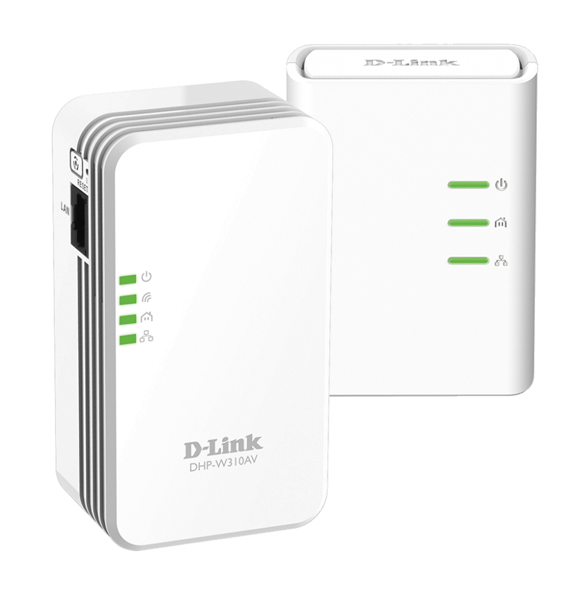 Kit Adaptador Powerline D-Link Av500 Inalambrico N 300Mbps Dhp-W311Av