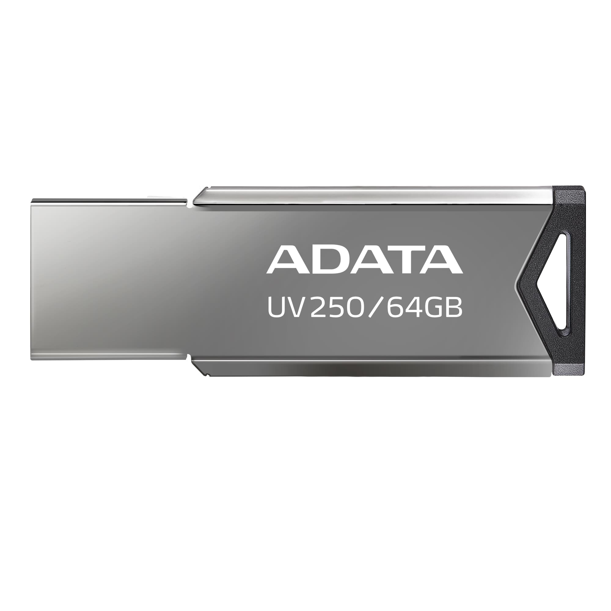 Memoria Usb Flash Adata Uv250 64Gb Usb 2.0 Plata (Auv250-64G-Rbk)