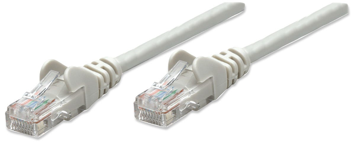 Cable Patch Intellinet Cat-6, 1.5 Mts (5.0F) Utp Gris (340380)