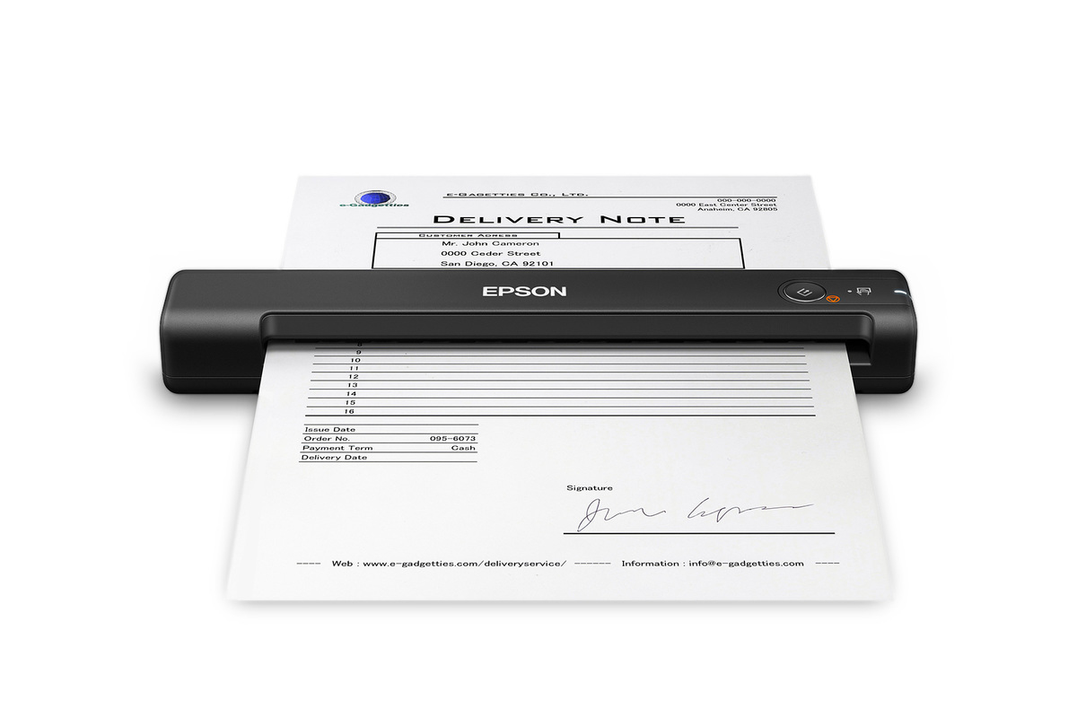 Escaner Portatil Epson Workforce Es-50 Usb 7 Pp 600 Dpi (B11B252201)
