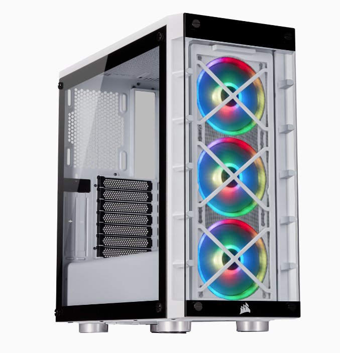 Gabinete Corsair Icue 465X Rgb White Atx Cc-9011189-Ww