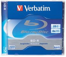 Disco Blu-Ray Bd-R Verbatim Bd-R 1 Pieza