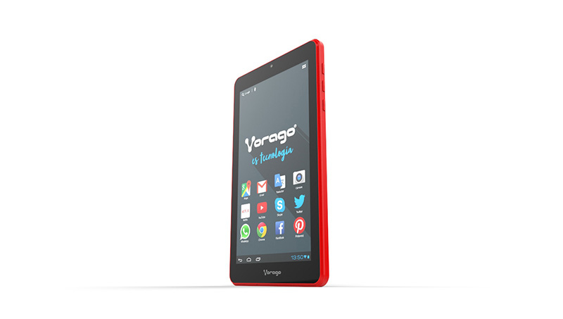 Tablet 7" Vorago Pad-7-V4 Android 8.1 4Core 1Gb 8Gb 2Cam Bt Gms Rojo