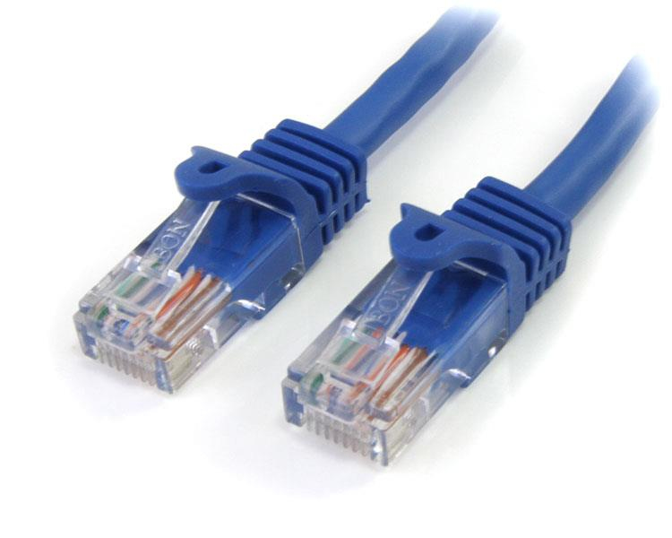 Startech Cable 5M Cat5E Rj45 Sin Traba Snagless 45Pat5Mbl Azul