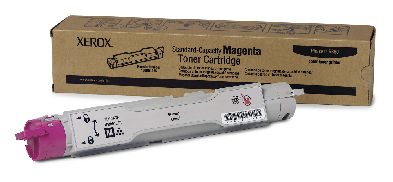 Cartucho Toner Xerox 5000 Paginas Magenta Laser Gris Magenta 106R01215