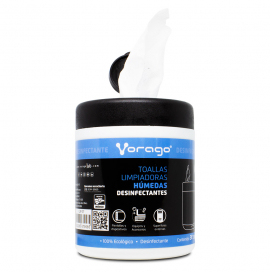 Toallas Humedas Vorago Cln-107 Bote 30Pz, Pantallas Y Superficies 