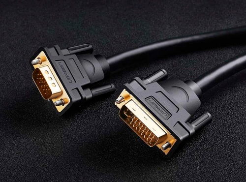 Cable Ugreen Dvi(24+5)Macho A Vga Macho 2M Black 1080P/60Hz