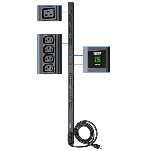 Tripp Lite Pdu Medidor Digital 5.8Kw 30A 240V 30 Cont Pdumv30Hv
