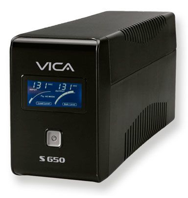 No Break Vica 650Va 300W Negro Hogar Y Oficina Ss650