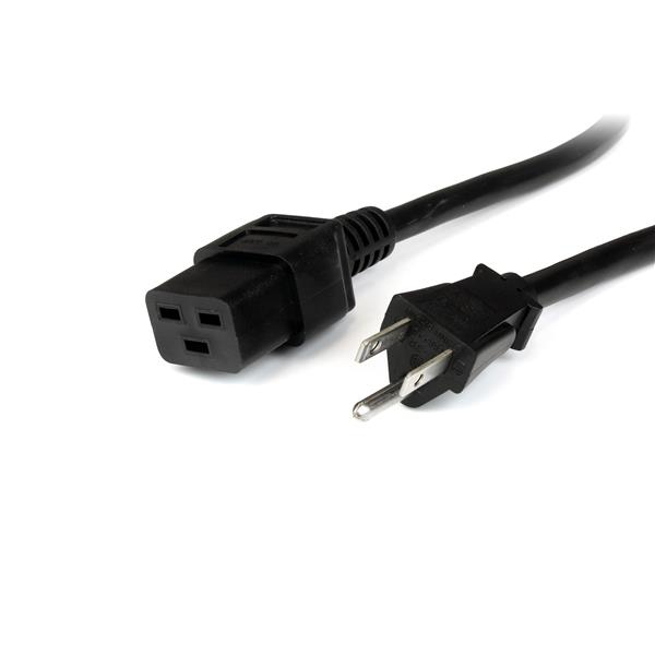 Cable De Poder Startech Nema 5-15P A C19 2.44M Negro Pxt515C198