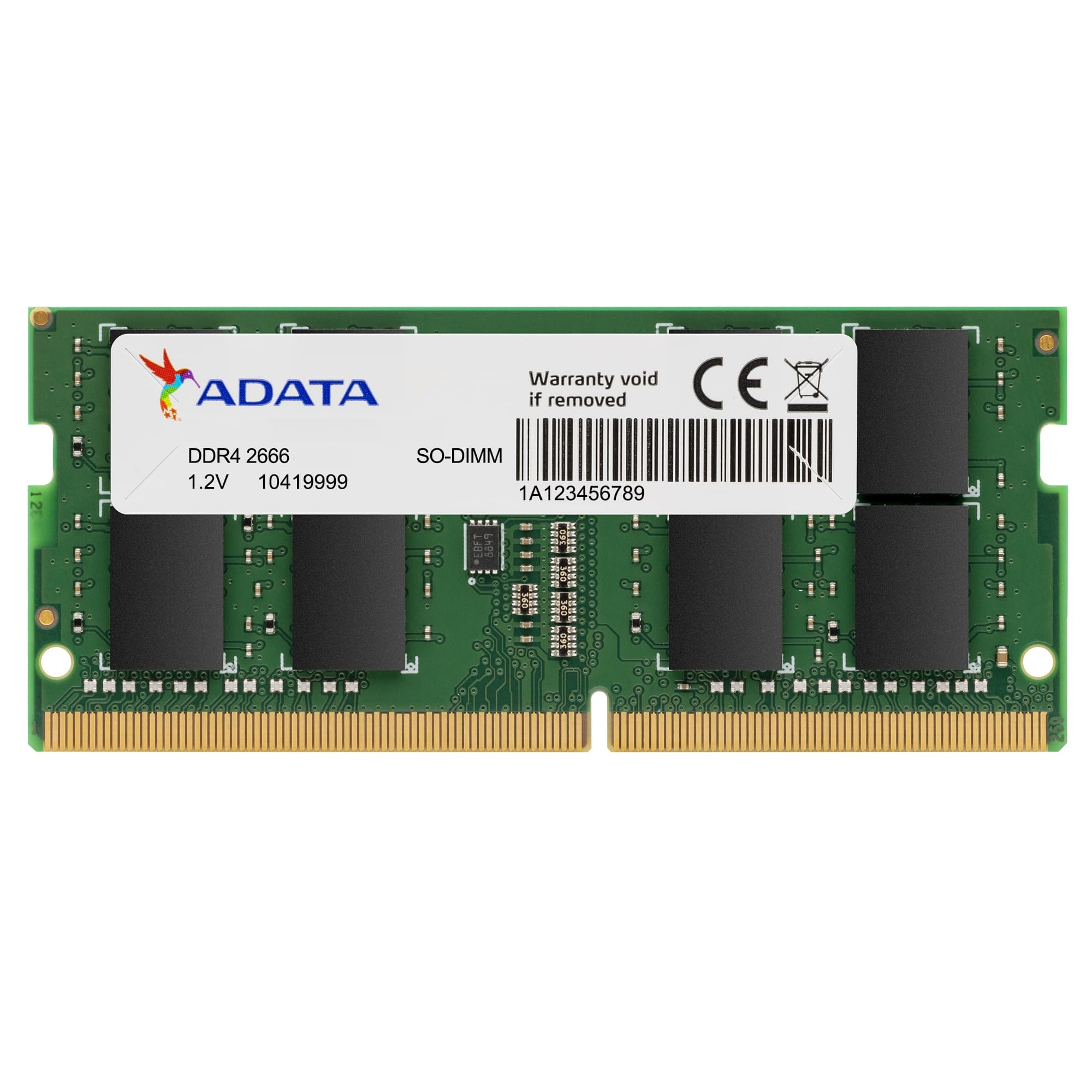Memoria Ram Sodimm Adata Premier 16Gb Ddr4 2666Mhz Ad4S266616G19-Sgn