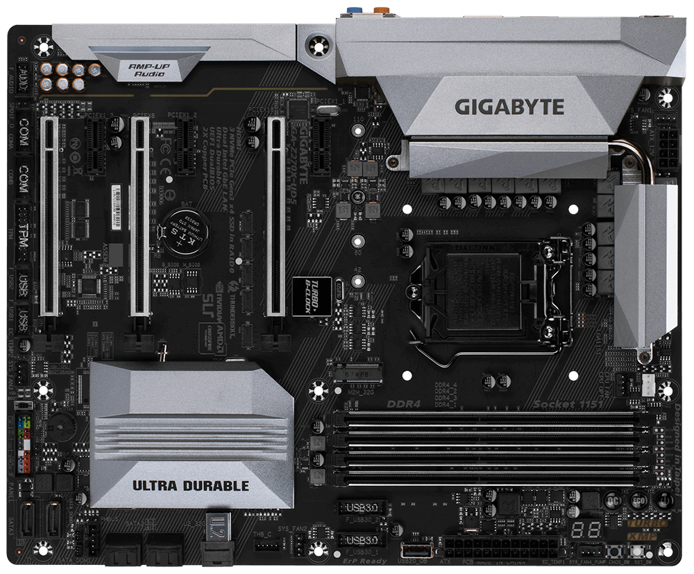 Tarjeta Madre Gigabyte Aorus Atx Lga1151 Intel Z270 Hdmi 4Ddr4