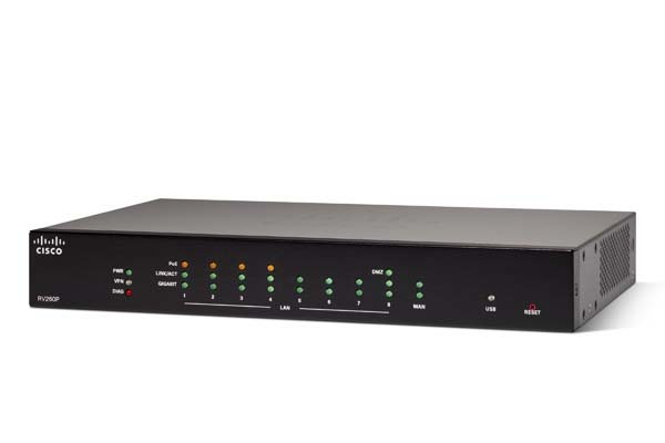 Router Alambrico Cisco Rv260P 10/100/1000 Mbps Interno Negro