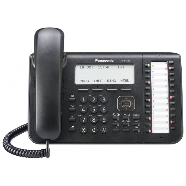 Telefono Panasonic Escritorio Multilinea 24 Teclas Prog Kx-Dt546X-B Ng