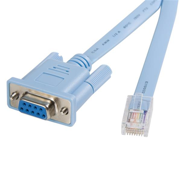 Cable 1.8M Gestion Router Cisco Rj45 A Serial Db9 Startech Db9Concabl6