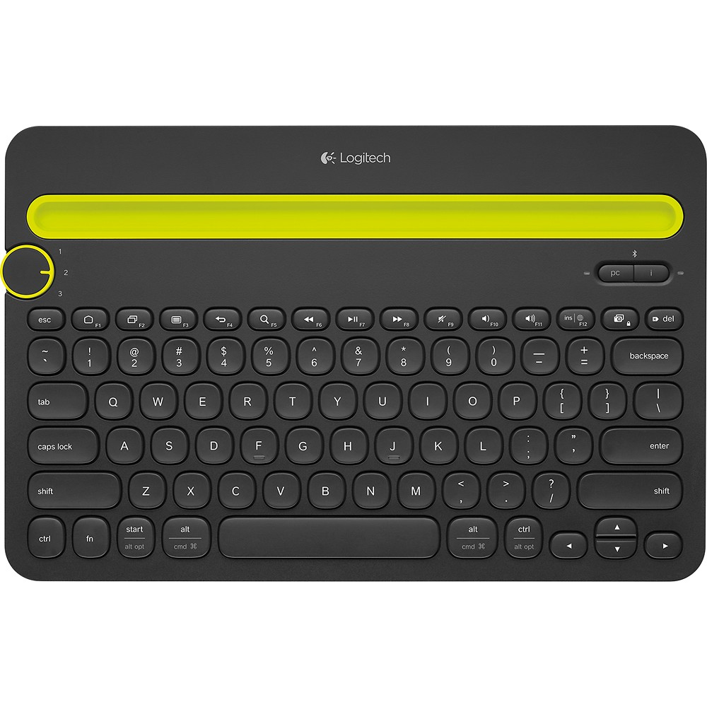 Teclado Logitech K480 Negro Bluetooth Para Pc/Tablet/Smar (920-006346)