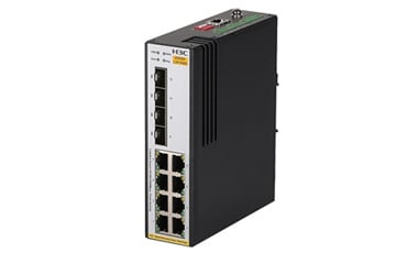 Switch H3C Ie4300 12P Pwr L2 Etherent Industrial 8X Base T Poe 4X Puertos 1000 Base X Sfp 9801A25F