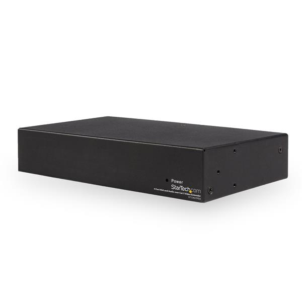 Extensor De Video Vga Y Audio 4Ptos Por Cat5 Utp   Startech St124Utpea