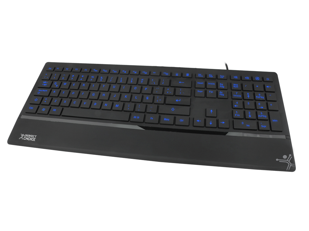 Teclado Perfect Choice Pc-200871 Negro Usb Interfaz Español Pc