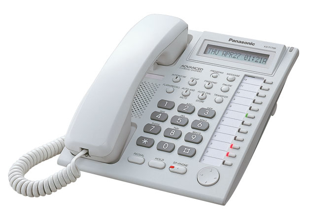 Telefono Hibrido Panasonic Kx-T7730X - Escritorio Color Blanco Lcd