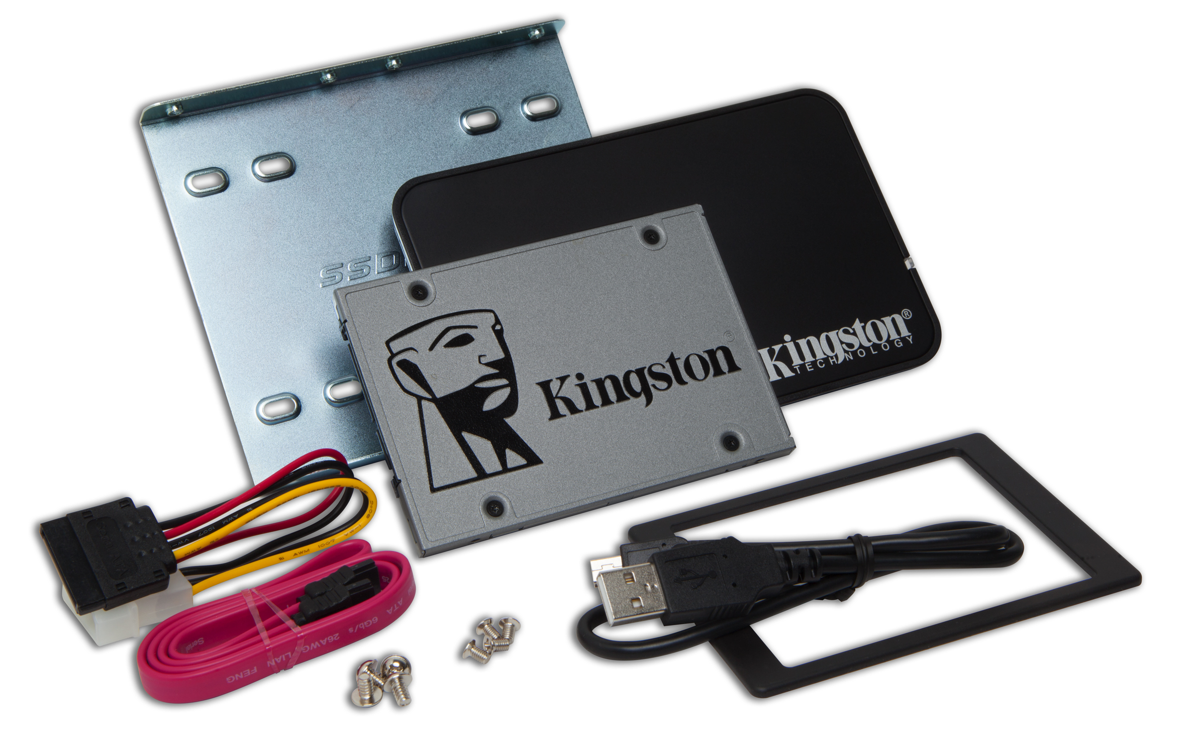 Kit Instalacion Disco Duro Estado Solido Uv500 Kingston 120Gb 2.5''