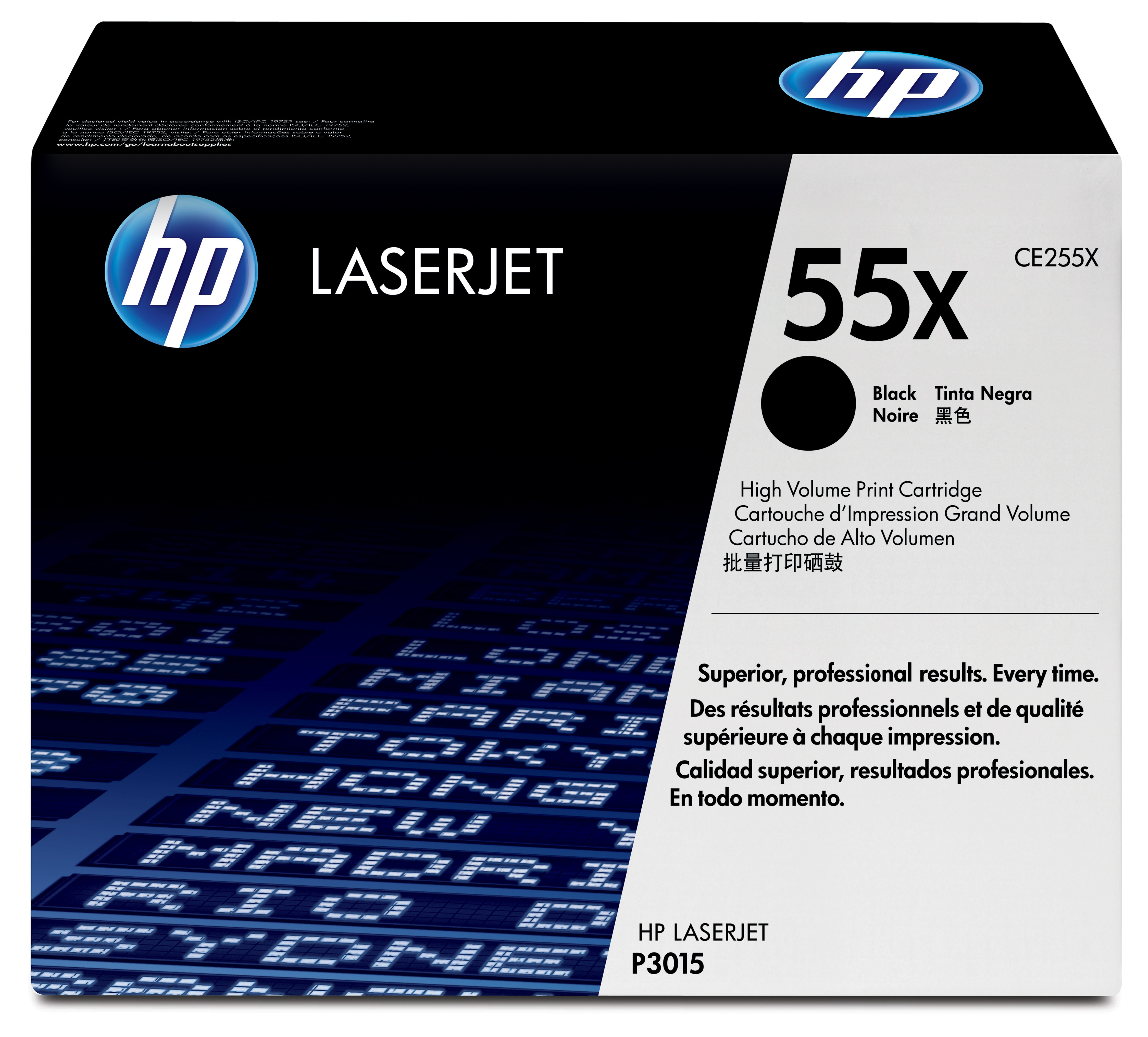 Toner Hp 55X Negro Para M521Dn/500M525Dnmfp/M525Fmfp/M525Cmfpce255X