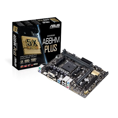 Tarjeta Madre Asus A68Hm-Plus 2 Ddr3 1 Pcie 16X 2Usb 3.0 Fm2(Refaccion