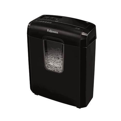 Trituradora Fellowes Powershred 6C Corte Cruzado 6 Hojas P-4 Negro