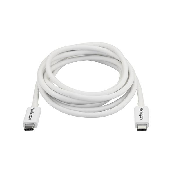 Cable Startech Thunderbolt 3 Macho 2M Blanco Tblt3Mm2Mw