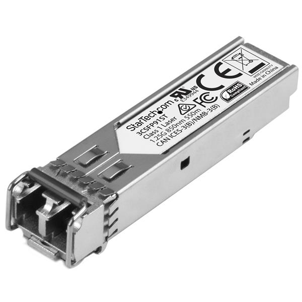 Startech Transceptor Fibra Sfp 1Gbit 1000Base-Sx Mini Gbic  3Csfp91St