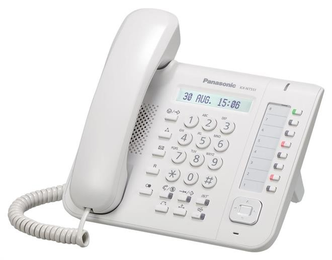 Telefono Ip Panasonic Kx-Nt551X Lcd Blanco