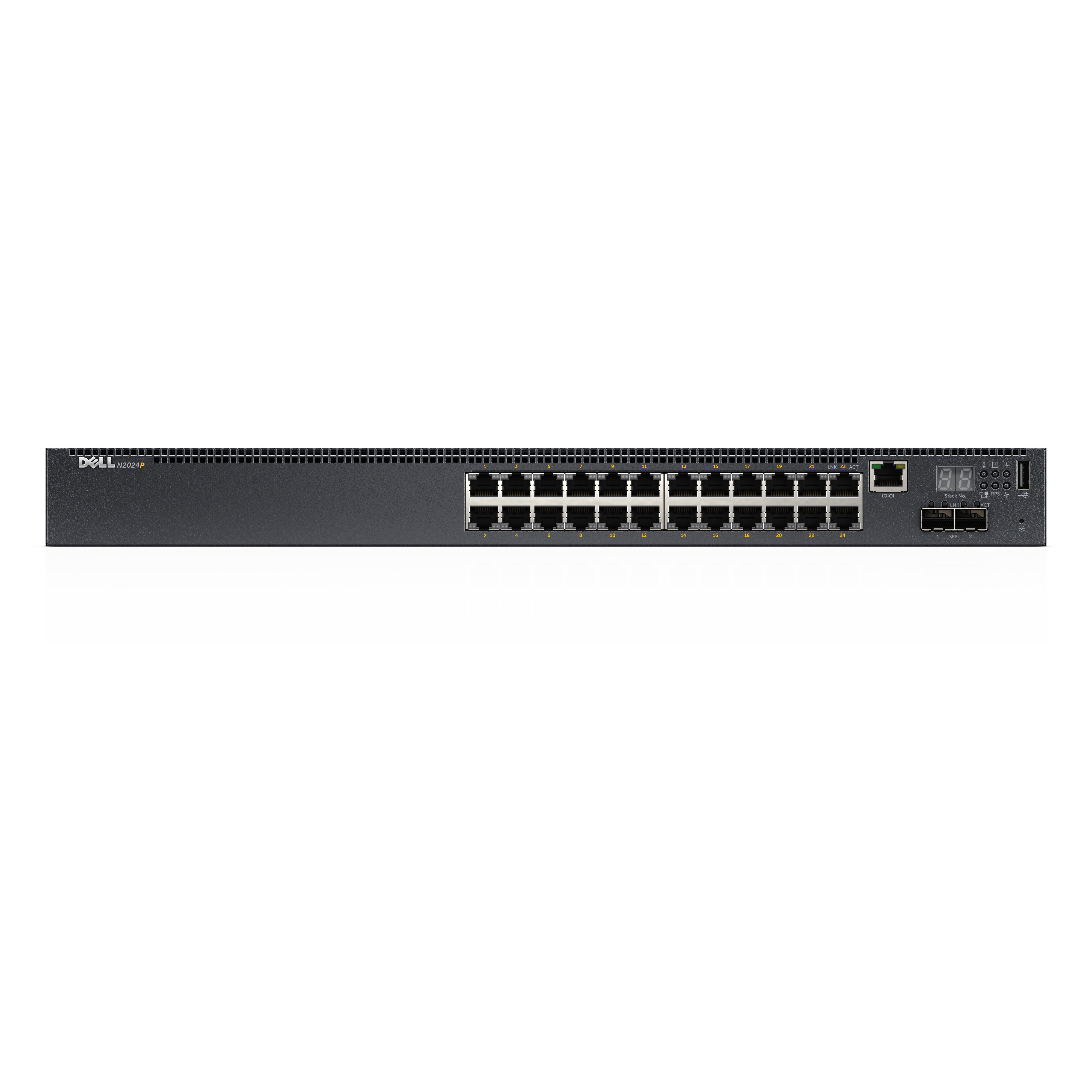 Switch Dell N2024P 24 Puertos 10/100Mbps 2 Puertos Sfp Poe