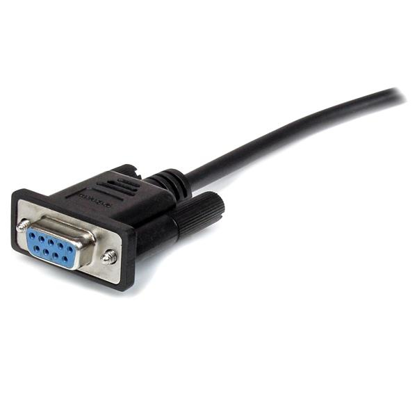 Cable 50Cm Serial Ega  Db9 Rs232 Macho A Hembra  Startech Mxt10050Cmbk