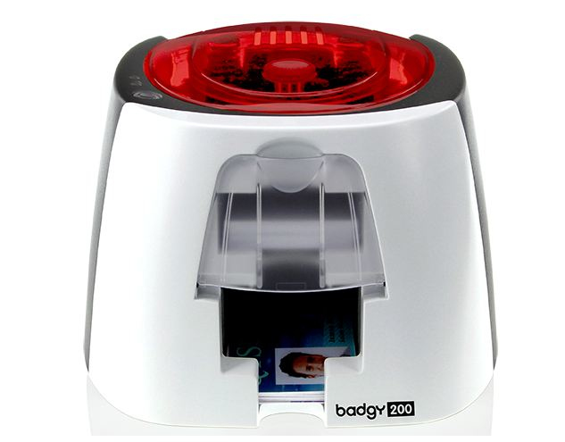 Kit Badgy Evolis Badgy200 Pvc Negro Rojo Bco Transf Termica B22U0000Rs