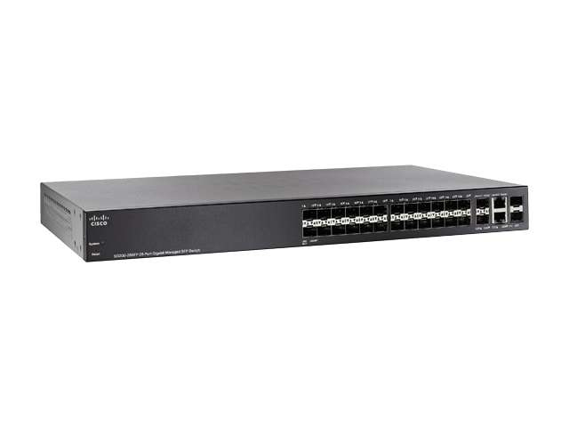 Switch Cisco Gigabit Ethernet Sg300-28Sfp 24Pt 2Sfp 56 Gb/S Gestionado