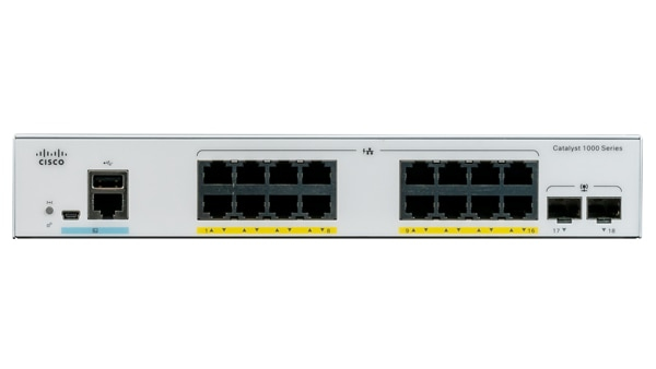 Switch Cisco Catalyst 1000 16Port Ge 2X1G Sfp Poe C1000-16P-2G-L