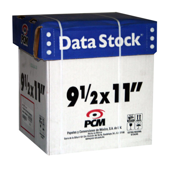 Papel Para Impresion Pcm Ds00131000B 9.5 X 11 Papel Stock Color Blanco