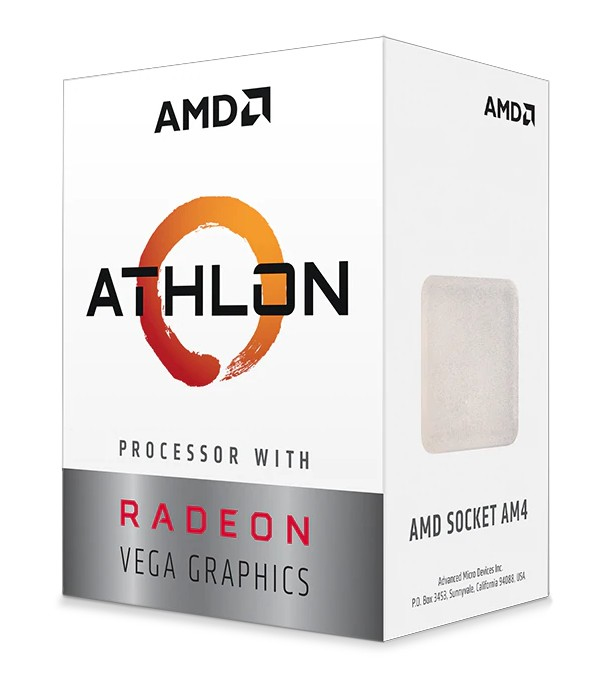 Procesador Amd Athlon 3000G 3.5 Ghz 4Mb 35W Am4 Vega Yd3000C6Fbbox