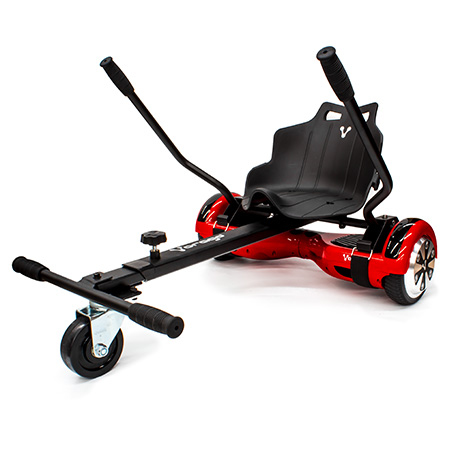 Patineta Electrica Vorago Hb-300 Rojo Kit Kart 6.5" Antifuego