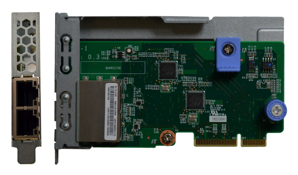 Tarjeta De Red Lenovo P/Servidor Thinksystem Pcie 2 X Rj-45 7Zt7A00544