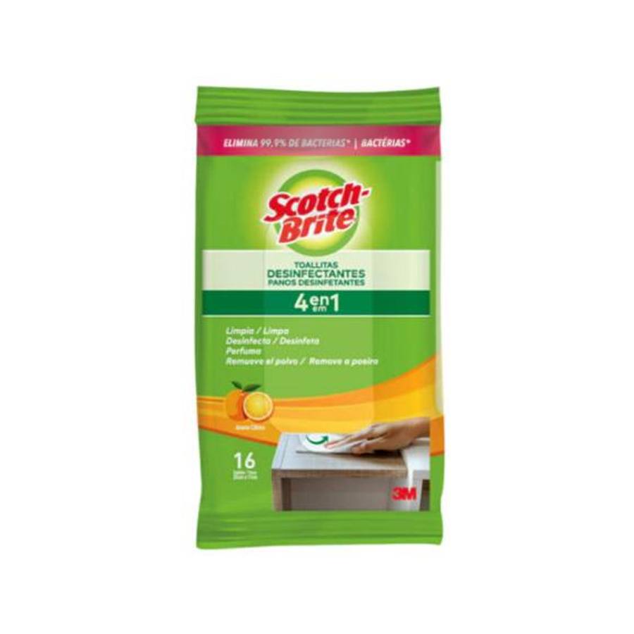 Toallas Desinfectantes 3M Scotch-Brite 16 Piezas 857Hk-16