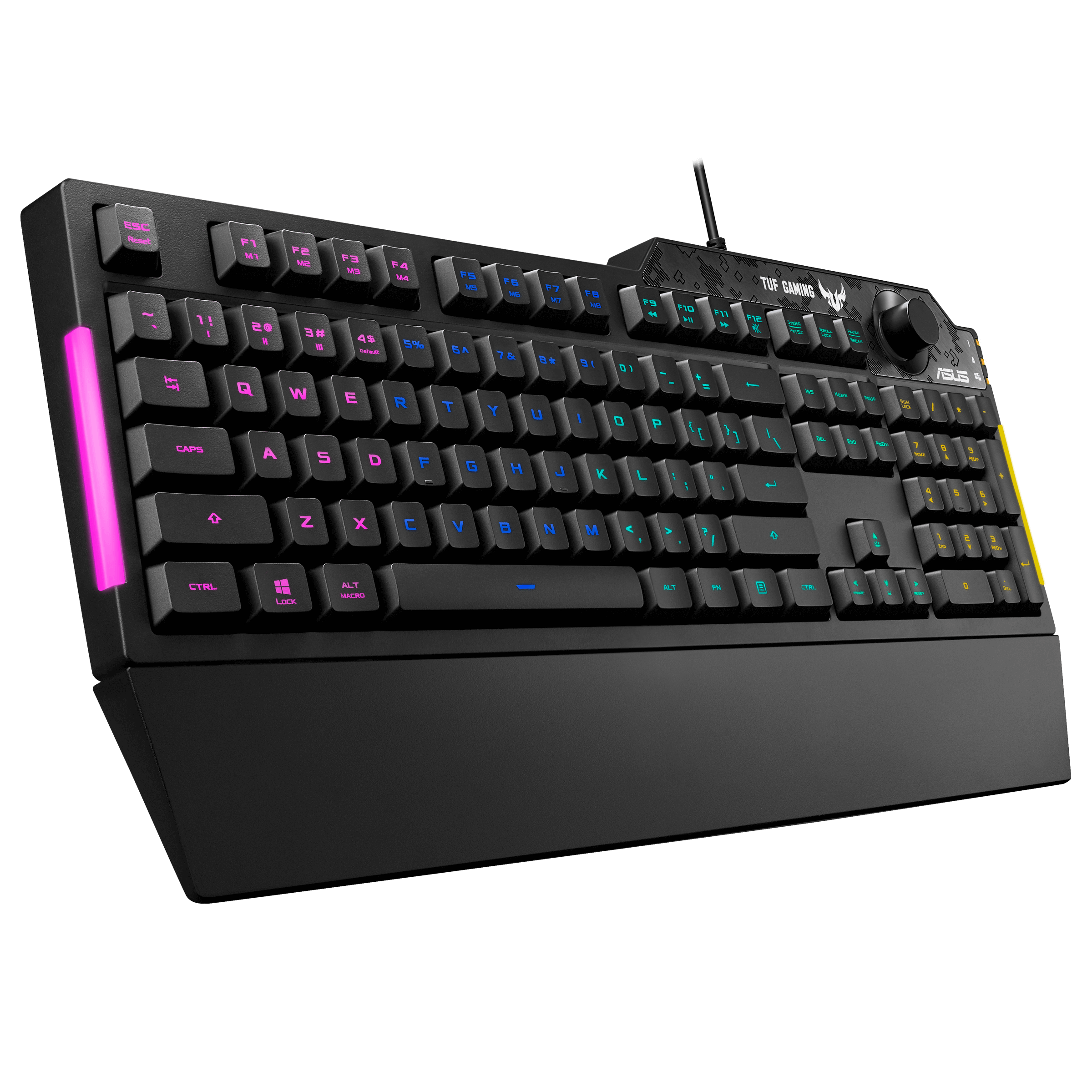 Teclado Asus Ra04 Tuf Gaming K1/Us Rgb Control Volumen