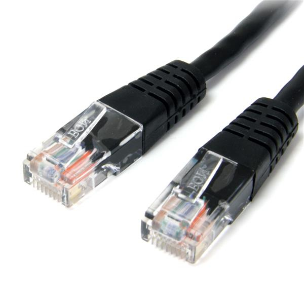 Cable 1.8M Red Fast   Cat5E Utp Rj45 Patch Negro  Startech M45Patch6Bk