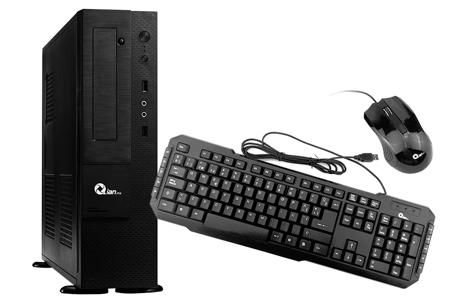 Desktop Qian Slim Bao Qa4001, Amd A4-6300 3.70Ghz, 4Gb, 500Gb, Freedos