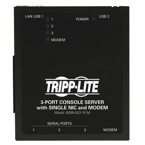 Modem Integrador Tripp Lite B095-003-1E-M 3 Puertod Seriales Ip Rj45