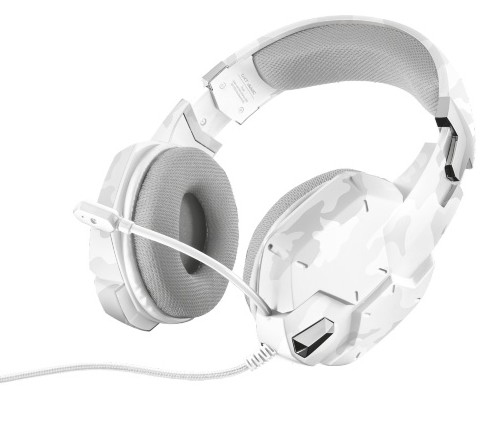 Diadema Gamer Trust Gxt 322C Para Consola 2M 3.5Mm Blanco