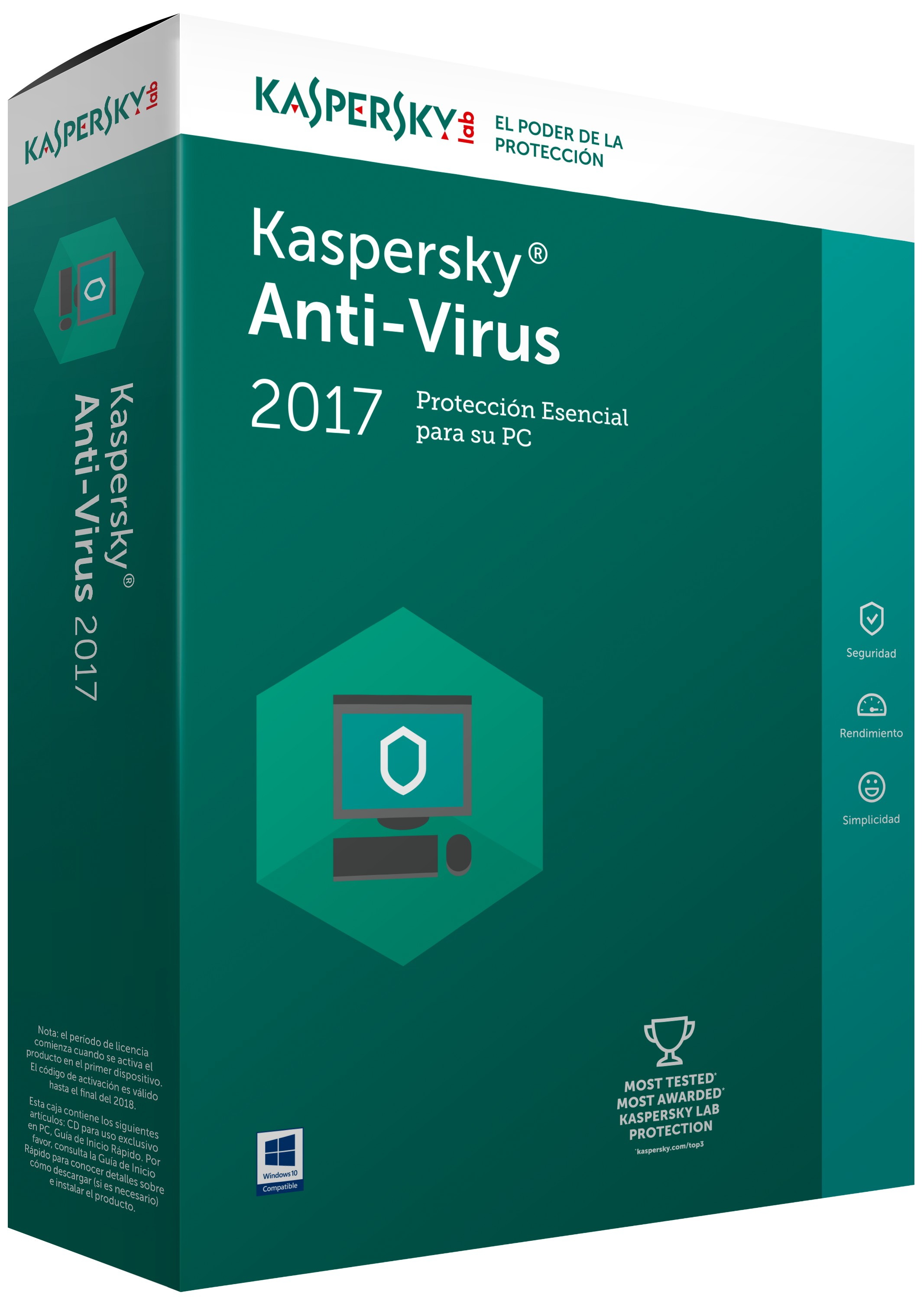 Antivirus Kaspersky 5 Usuarios 1 Año Tmks-169 (Kl1171Zbefs)